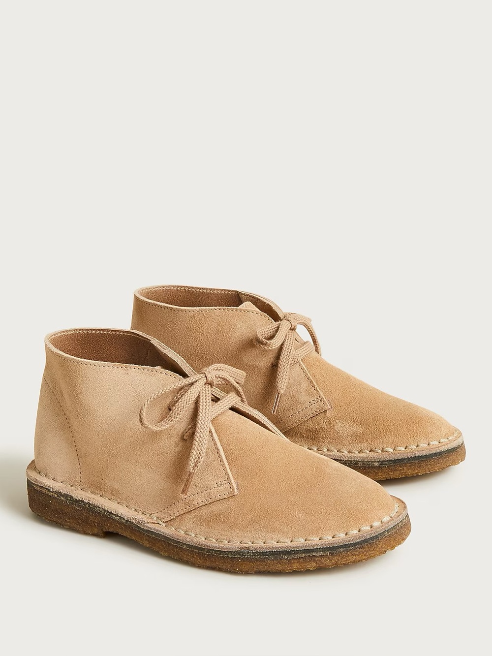 Crewcuts Desert Tan Preppy Classic Fall MacAlister Suede Leather Chukka Boots 4